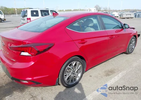 2020 Hyundai Elantra Limited z USA, uszkodzony, nr VIN KMHD84LF0LU955309